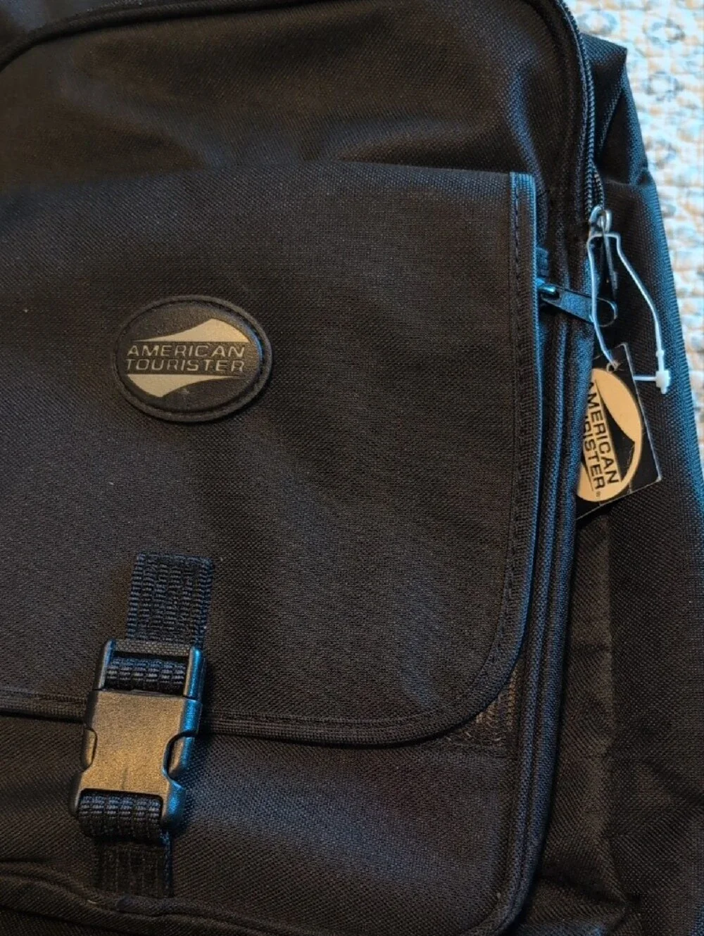 Men's Black Travel Duffel Bag
